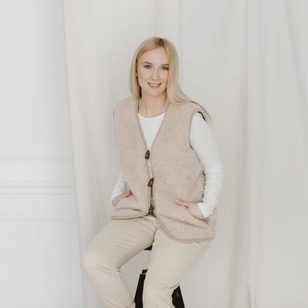 Prsluk Od Merino Vune